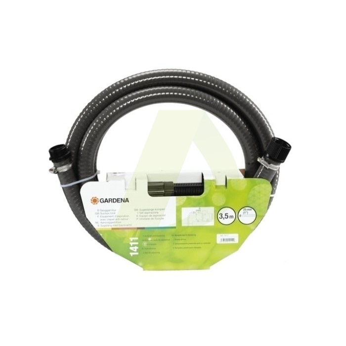 Шланг всасывающий GARDENA 25 мм с фильтром 7м (01418-20.000.00) Шланг всасывающий GARDENA 25 мм с фильтром 7м (01418-20.000.00)
