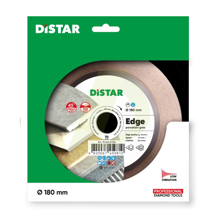 Круг алмазний вiдрiзний 1A1R 180x1,4/1/1,6x25x25,4 Edge Круг алмазний вiдрiзний 1A1R 180x1,4/1/1,6x25x25,4 Edge