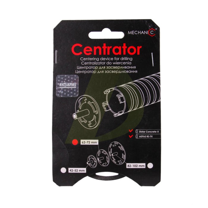 Центратор для засвердлювання Centrator 62/72 Центратор для засвердлювання Centrator 62/72