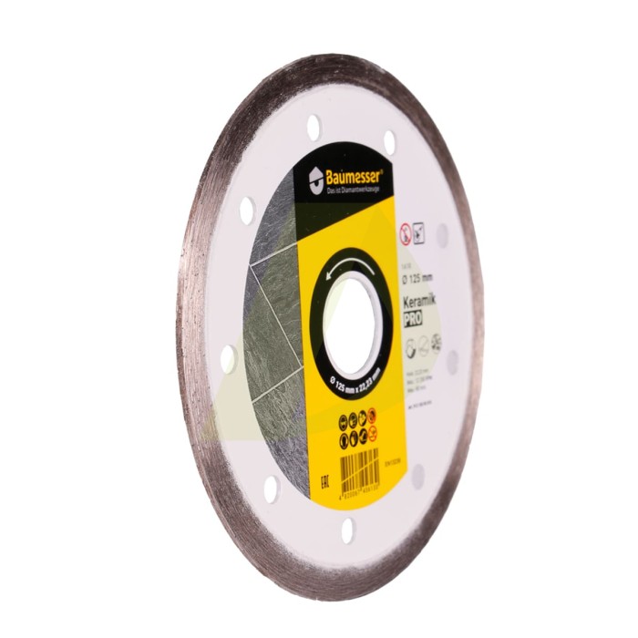 Круг алмазний вiдрiзний 1A1R 125x1,4x8x22,23 Baumesser Keramik Круг алмазний вiдрiзний 1A1R 125x1,4x8x22,23 Baumesser Keramik