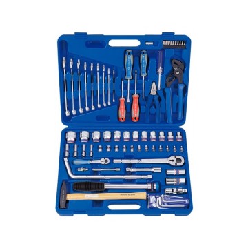 Набір інструментів універсальний KING TONY 7075MR01, 75 од. 1/4"+1/2"