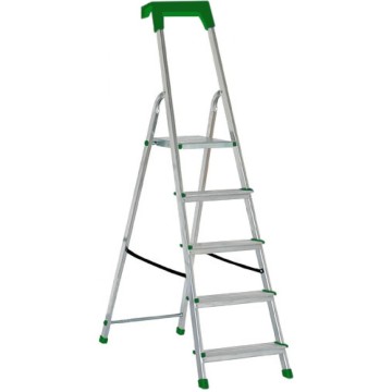 Стремянка односторонняя алюминиевая ELKOP ALW 405 P, 1 секция, 5 ступ., 1,7 м (38772)