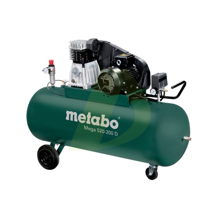 Поршневой компрессор METABO Mega 520-200 D (601541000) Поршневой компрессор METABO Mega 520-200 D (601541000)