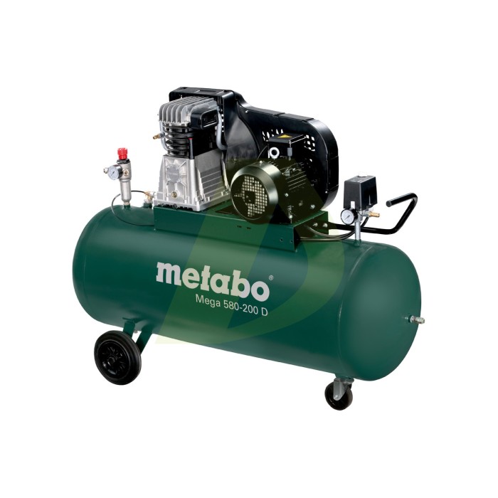 Поршневой компрессор METABO Mega 580-200 D (601588000) Поршневой компрессор METABO Mega 580-200 D (601588000)