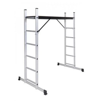 Помост алюминиевый Vulkan 7736, 2 секции, 6 ступ., 1,5 м (39275)