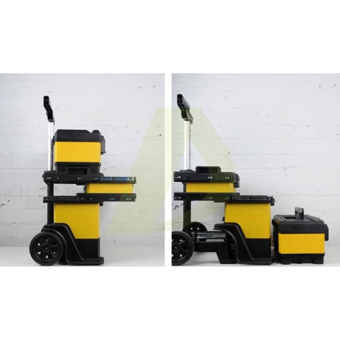 Ящик металлопластиковый на колесах STANLEY 1-95-621 Ящик металлопластиковый на колесах STANLEY 1-95-621