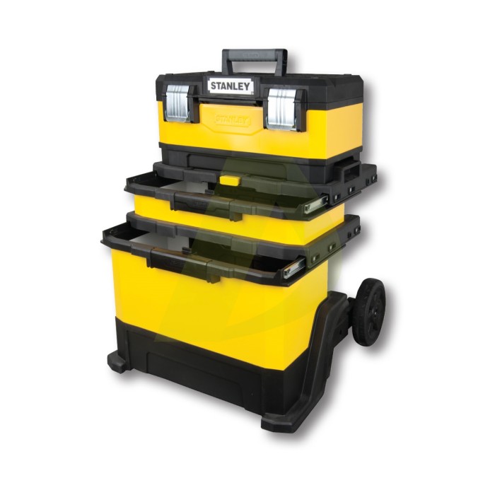 Ящик металлопластиковый на колесах STANLEY 1-95-621 Ящик металлопластиковый на колесах STANLEY 1-95-621