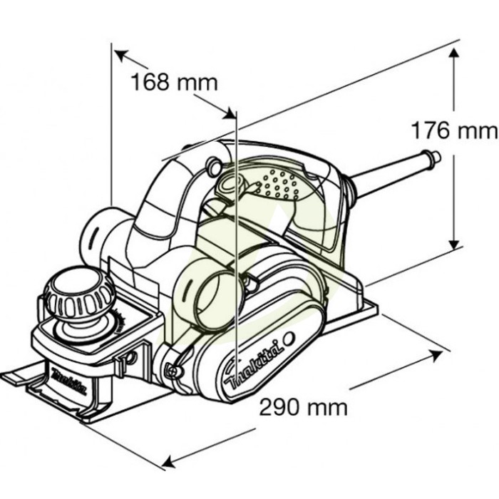 Рубанок мережевий MAKITA KP0810 Рубанок мережевий MAKITA KP0810