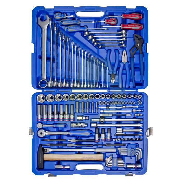 Набір інструментів універсальний KING TONY 7028MR, 12-ти гранні, 128 од. 1/4"+1/2" Набір інструментів універсальний KING TONY 7028MR, 12-ти гранні, 128 од. 1/4"+1/2"