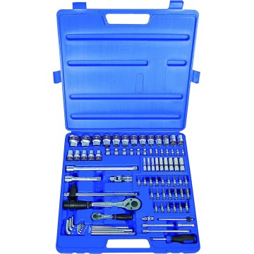 Набір інструментів універсальний KING TONY 9583MR01, 83 од. 1/4"+1/2"