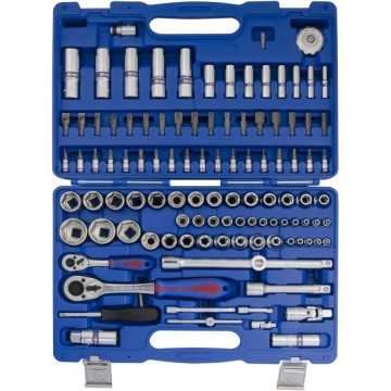 Набір інструментів універсальний KING TONY SC7510MR, 108 од. 1/4"+1/2"