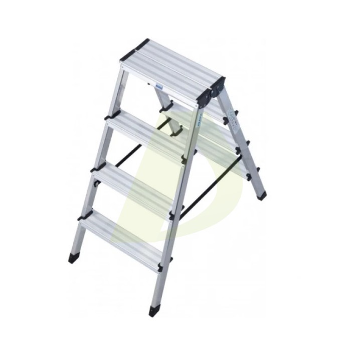 Лестница двусторонняя алюминиевая KRAUSE Dopplo, 2 секции, 4 ступ., 0,9 м (120403) Лестница двусторонняя алюминиевая KRAUSE Dopplo, 2 секции, 4 ступ., 0,9 м (120403)