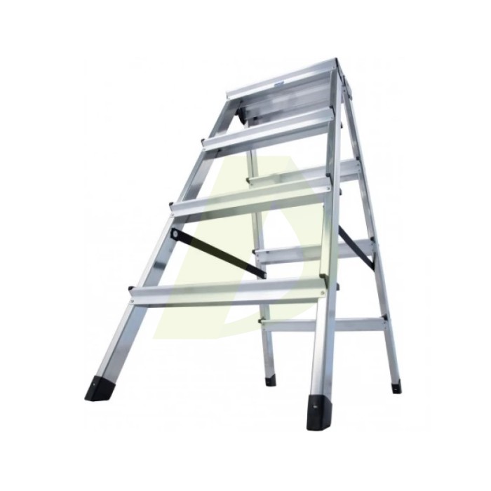 Лестница двусторонняя алюминиевая KRAUSE Dopplo, 2 секции, 4 ступ., 0,9 м (120403) Лестница двусторонняя алюминиевая KRAUSE Dopplo, 2 секции, 4 ступ., 0,9 м (120403)