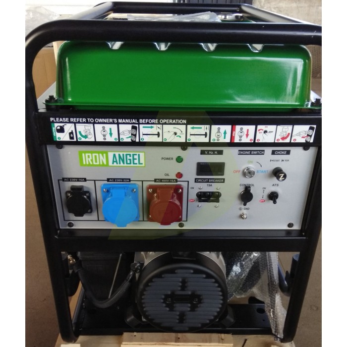 Генератор бензиновий IRON ANGEL EG12000EA3 (з блоком автоматики) Генератор бензиновий IRON ANGEL EG12000EA3 (з блоком автоматики)