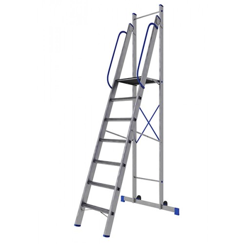 Стрем'янка-підмостя алюмінієва ELKOP TOR 707, 1 секція, 7 сход., 2,6 м (38863)