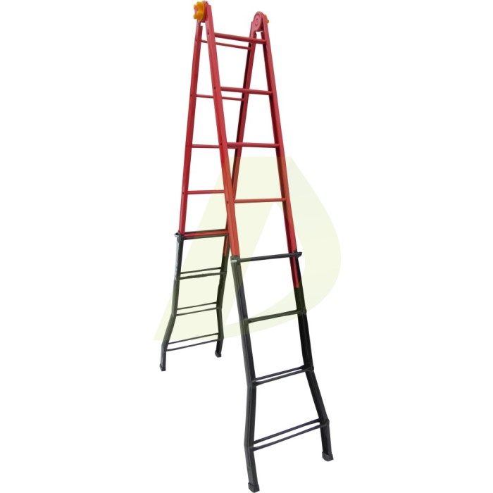 Лестница шарнирная, металлическая ELKOP B 45, 4 секции, 5 ступ., 1,6-4,4 м (37896) Лестница шарнирная, металлическая ELKOP B 45, 4 секции, 5 ступ., 1,6-4,4 м (37896)