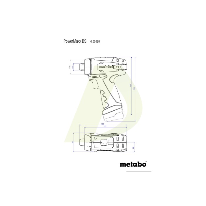Шуруповерт METABO PowerMaxx BS Basic (600080500) Шуруповерт METABO PowerMaxx BS Basic (600080500)