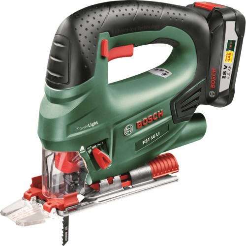 Аккумуляторный лобзик BOSCH PST 18 LI Set (0603011023)