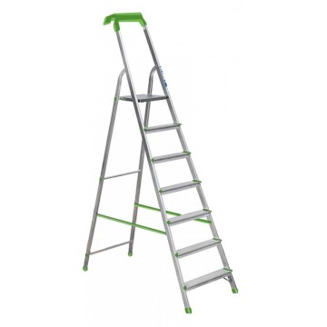 Стремянка односторонняя алюминиевая ELKOP ALW 507 P, 1 секция, 7 ступ., 2,1 м (38774)