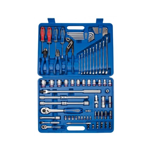 Набір інструментів універсальний KING TONY 7085MR, 85 од. 1/4"+1/2"