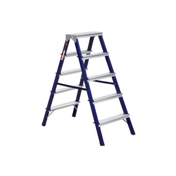 Лестница двусторонняя металлическая STARK SMDHR 405, 2 секции, 5 ступ., 1 м (525250303)