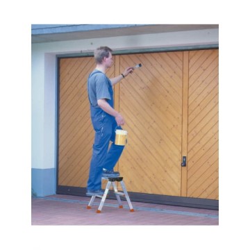 Лестница двусторонняя алюминиевая KRAUSE Treppy, 2 секции, 2 ступ., 0,5 м (130020)