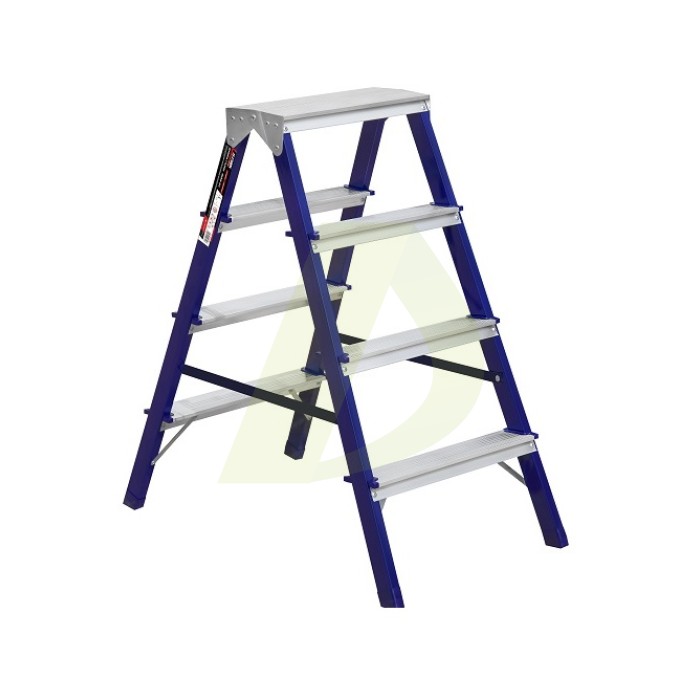 Лестница двусторонняя металлическая STARK SMDHR 404, 2 секции, 4 ступ., 0,8 м (525240302) Лестница двусторонняя металлическая STARK SMDHR 404, 2 секции, 4 ступ., 0,8 м (525240302)