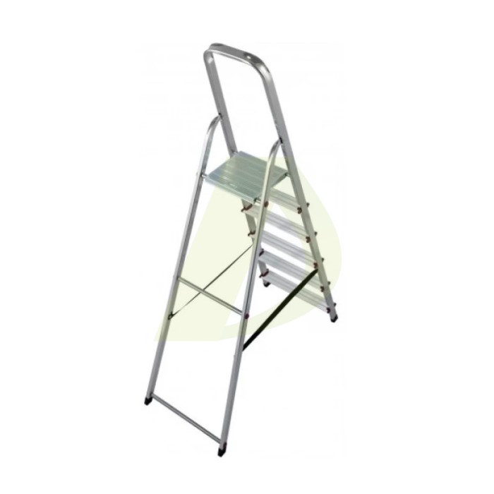 Стремянка односторонняя алюминиевая KRAUSE Corda, 1 секция, 6 ступ., 1,9 м (000736) Стремянка односторонняя алюминиевая KRAUSE Corda, 1 секция, 6 ступ., 1,9 м (000736)