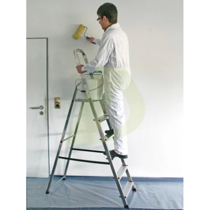 Стремянка односторонняя алюминиевая KRAUSE Corda, 1 секция, 6 ступ., 1,9 м (000736) Стремянка односторонняя алюминиевая KRAUSE Corda, 1 секция, 6 ступ., 1,9 м (000736)