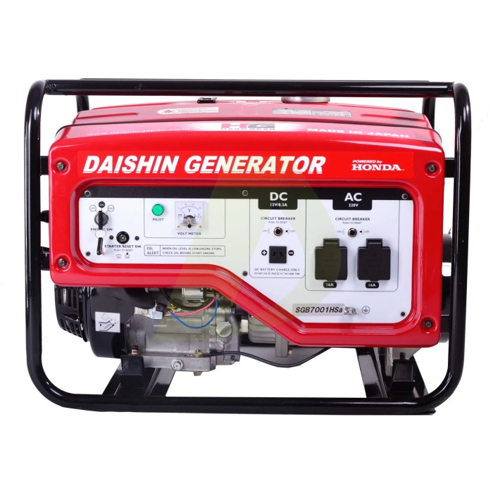 Генератор бензиновый DAISHIN SGB7001HSa Генератор бензиновый DAISHIN SGB7001HSa