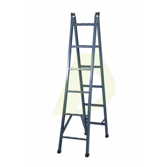 Лестница двусторонняя шарнирная, диэлектрическая ЗІО ДСПСД-4/2, 2 секции, 12 ступ., 4 м (48240400) Лестница двусторонняя шарнирная, диэлектрическая ЗІО ДСПСД-4/2, 2 секции, 12 ступ., 4 м (48240400)