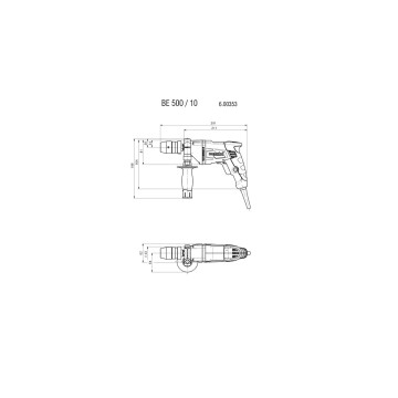 Дрель METABO BE 500/10 (600353000)
