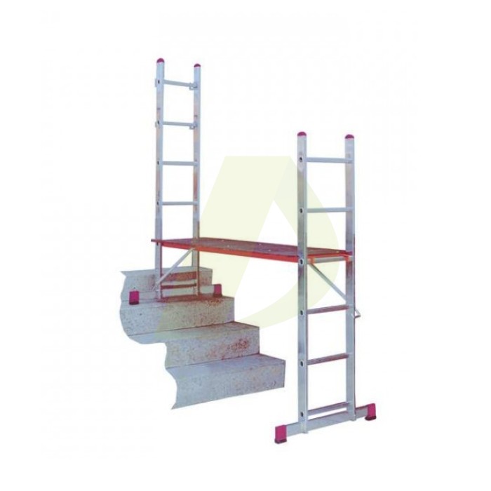 Помост алюминиевый KRAUSE Corda, 2 секции, 6 ступ., 2,7-4,5 м (082015) Помост алюминиевый KRAUSE Corda, 2 секции, 6 ступ., 2,7-4,5 м (082015)