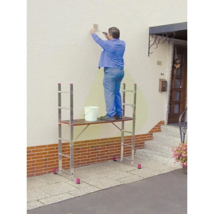 Помост алюминиевый KRAUSE Corda, 2 секции, 6 ступ., 2,7-4,5 м (082015) Помост алюминиевый KRAUSE Corda, 2 секции, 6 ступ., 2,7-4,5 м (082015)