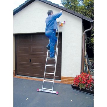 Помост алюминиевый KRAUSE Corda, 2 секции, 6 ступ., 2,7-4,5 м (082015)