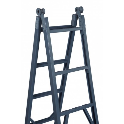 Лестница двусторонняя шарнирная, диэлектрическая ЗІО ДСПСД-6/3, 2 секции, 18 ступ., 6 м (48240600)
