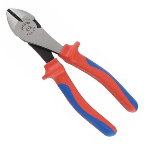 Кусачки-бокорезы KING TONY 6236-07A, 180 мм изолированные