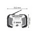Аккумуляторный радиоприемник BOSCH GML 10.8 V-LI (0601429200)