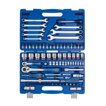 Набір інструментів універсальний KING TONY 7582MR, 83 од. 1/4"+1/2"