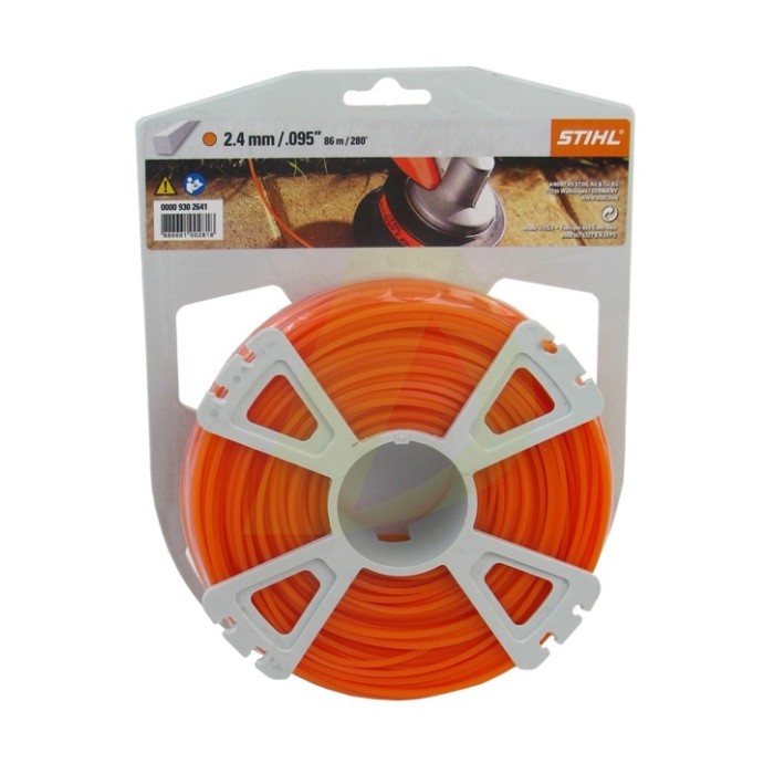 Жилка (тримерний корд) STIHL 2,4мм х 83 м квадратна (00009302641) Жилка (тримерний корд) STIHL 2,4мм х 83 м квадратна (00009302641)
