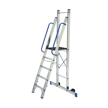 Стрем'янка-підмостя алюмінієва ELKOP TOR 705, 1 секція, 5 сход., 2,1 м (36969)