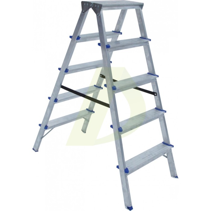 Драбина двостороння алюмінієва ELKOP DHR 405, 2 секції, 5 сход., 1 м (37892) Драбина двостороння алюмінієва ELKOP DHR 405, 2 секції, 5 сход., 1 м (37892)