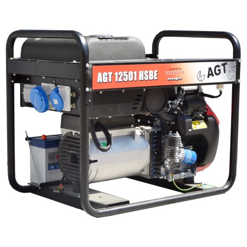 Генератор бензиновий AGT 12501 HSBER16