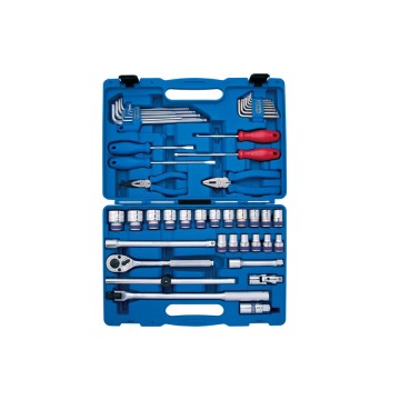 Набір інструментів універсальний KING TONY 4547MR, 47 предметів 1/2"DR