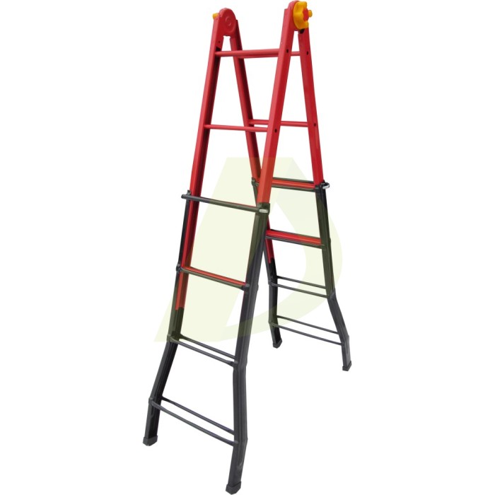 Драбина шарнірна, металева ELKOP B 44, 4 секції, 4 сход., 1,3-3,8 м (37895) Драбина шарнірна, металева ELKOP B 44, 4 секції, 4 сход., 1,3-3,8 м (37895)