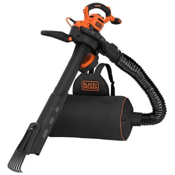 Садовый воздуходув-пылесос электрический BLACK+DECKER BEBLV301