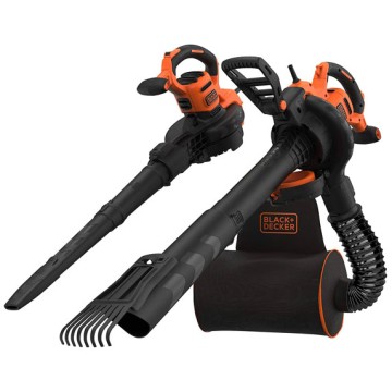 Садовый воздуходув-пылесос электрический BLACK+DECKER BEBLV301