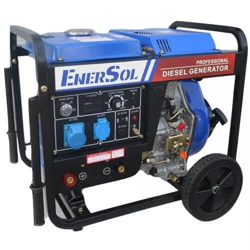 Генератор дизельний EnerSol SWD-7EB (зі зварювальним модулем)