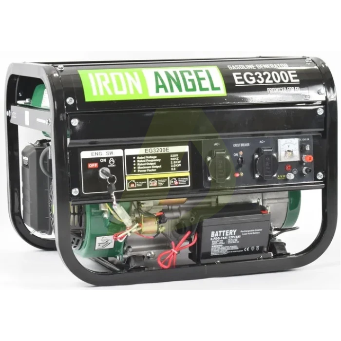 Генератор бензиновый IRON ANGEL EG 3200E Генератор бензиновый IRON ANGEL EG 3200E
