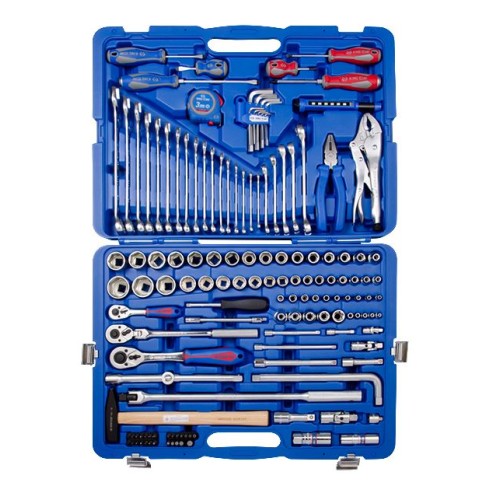 Набір інструментів універсальний KING TONY SC9543MR, 143 од. 1/4"+1/2"